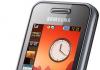 Cep telefonu Samsung S5230 Telefonun açıklaması Samsung gt s5230
